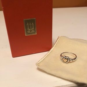 James Avery True Heart Ring, Size 7
